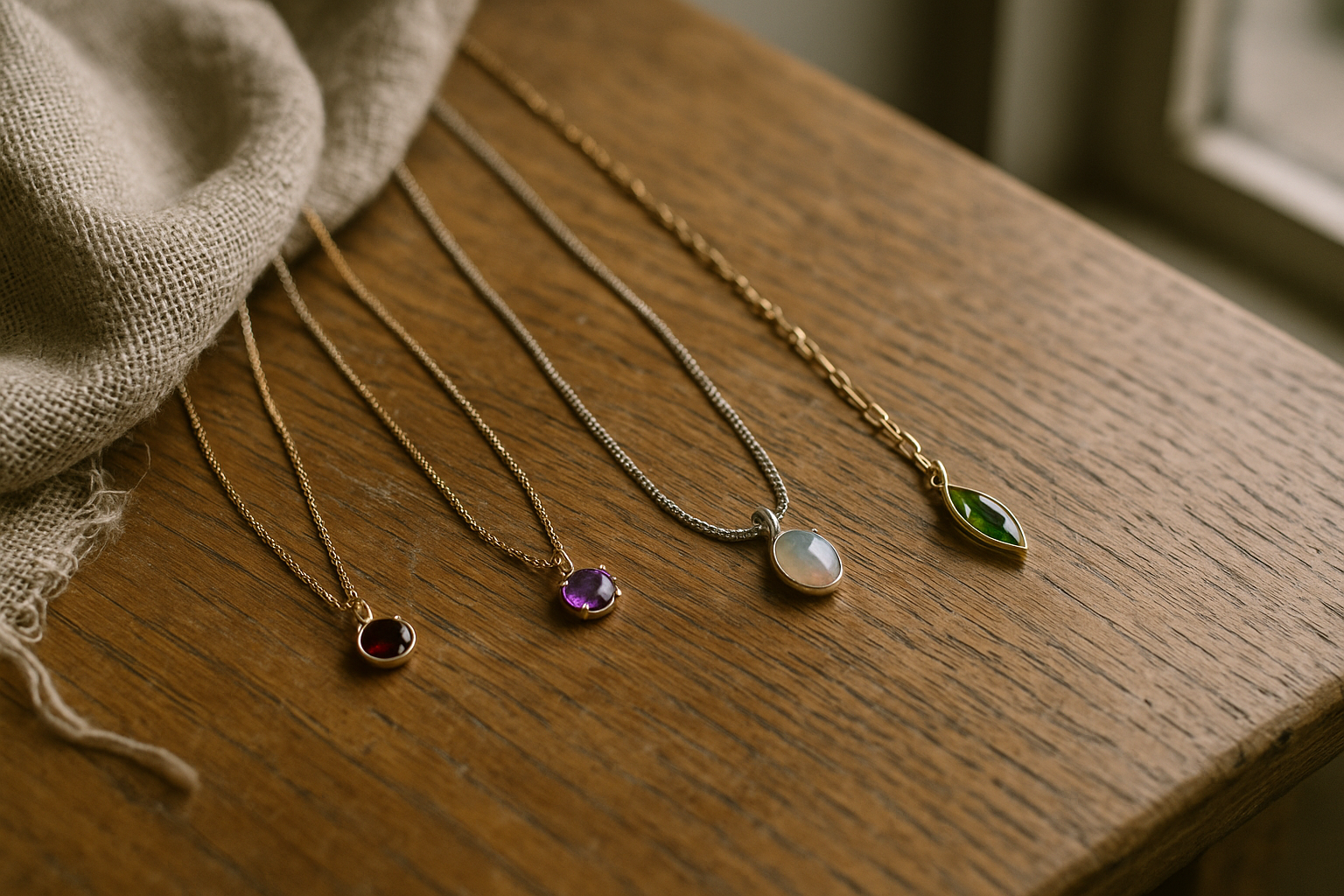  Birthstone necklaces people are choosing this season